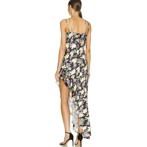 Nookie Simone Frill Maxi Dress Floral NWT Size XS - Picture 3 of 8
